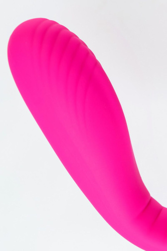 Ярко-розовый многофункциональный стимулятор для пар Dolce фото 5