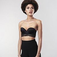 Серебристое украшение на плечи Magnifique Metallic Chain Shoulders & Back Jewelry