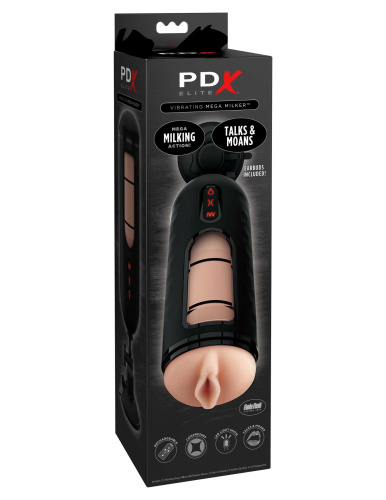 Мастурбатор-вагина с вибрацией Vibrating Mega Milker фото 2
