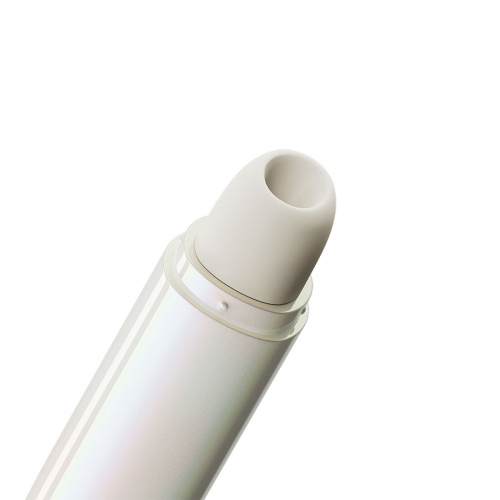 Бежевый вакуумный стимулятор клитора Lia фото 3