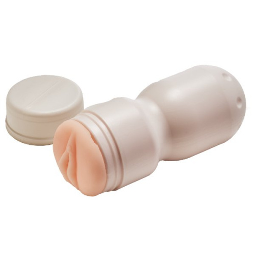 Телесный мастурбатор-вагина в тубе Bella фото 7