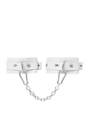 Белые мини-оковы со скруглёнными углами фото 3 Белые мини-оковы со скруглёнными углами фото 3