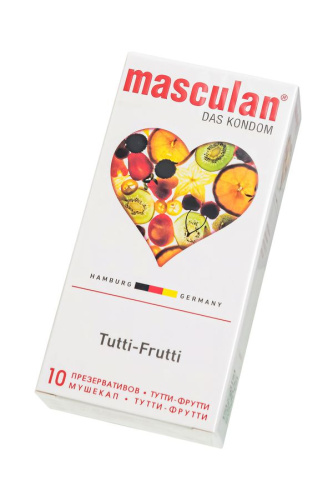 Презервативы Masculan Tutti-Frutti с фруктовым ароматом - 10 шт. фото 2