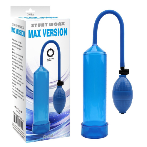 Голубая вакуумная помпа для мужчин MAX VERSION фото 2
