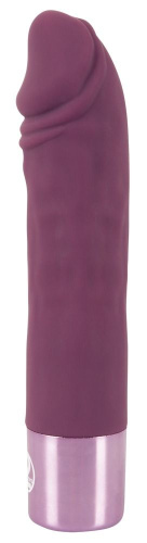 Фиолетовый вибратор-реалистик Realistic Vibe - 14,3 см. фото 4