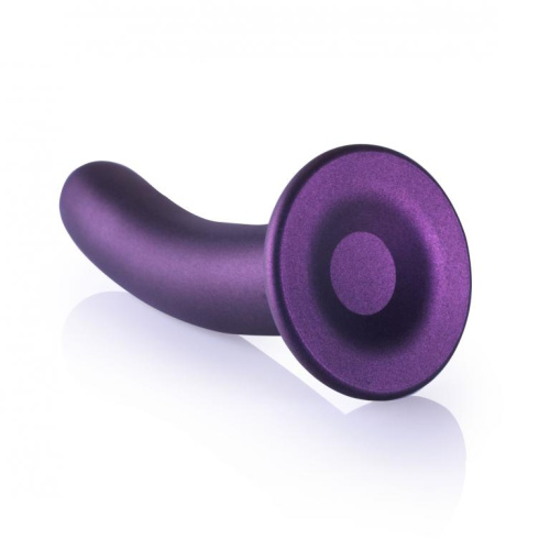 Фиолетовый фаллоимитатор Smooth G-Spot - 17,7 см. фото 4