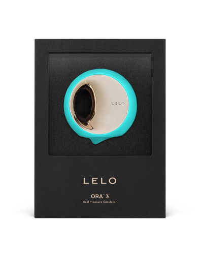 Аквамариновый клиторальный стимулятор Lelo Ora 3 фото 3
