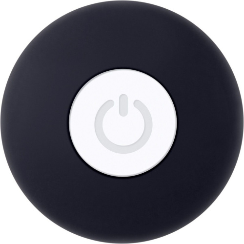 Черная анальная вибропробка Mighty Mini Plug - 8,9 см. фото 3