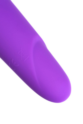 Фиолетовый мини-вибратор с вытянутым кончиком - 12,5 см. фото 10
