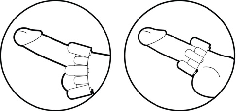 Розовое эрекционное кольцо с вибрацией Sixshot фото 3