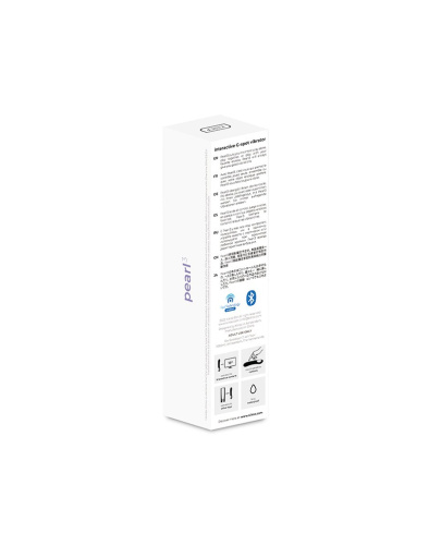 Фиолетовый интерактивный вибратор Pearl3 - 20 см. фото 6