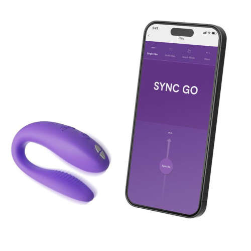 Фиолетовый вибромассажер для пар We-Vibe Sync Go фото 6