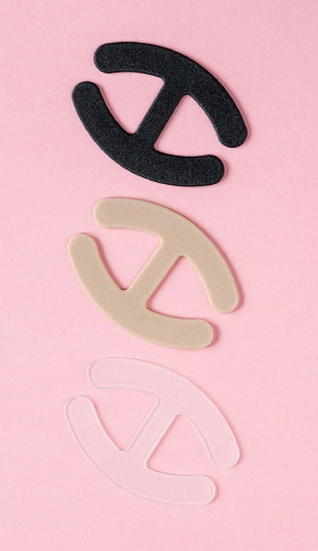 Набор из 3 пластиковых соединителей для бретелей разного цвета фото 2