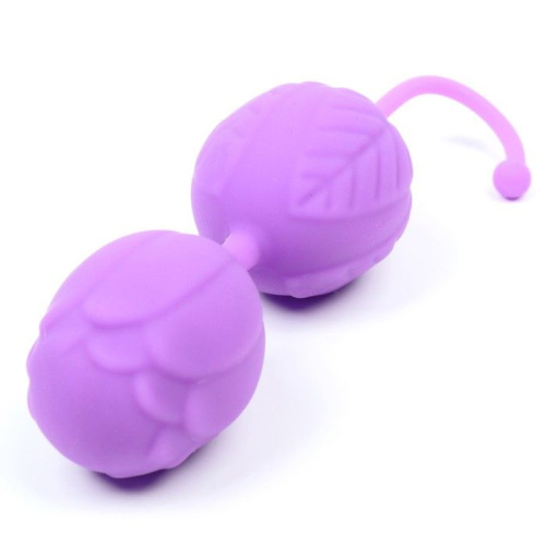 Фиолетовые вагинальные шарики «Оки-Чпоки» фото 2