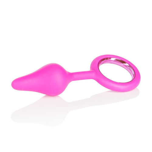 Розовая анальная пробка Booty Call Booty Tickler - 9,5 см. фото 3