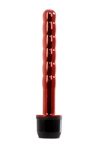 Классический вибратор TOYFA Trio Vibe красного цвета - 18 см. фото 5