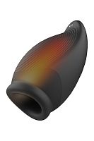 Мастурбатор с вибрацией и функцией нагрева Squeezable Stroker