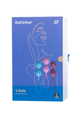 Набор из 3 двойных вагинальных шариков Satisfyer V Balls фото 10