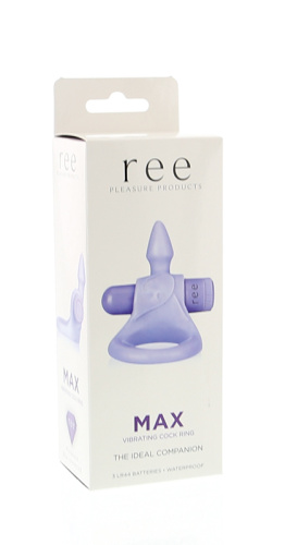 Сиреневое виброкольцо Max фото 2