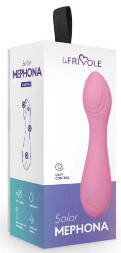 Розовый мини-вибратор Mephona - 11,7 см. фото 3