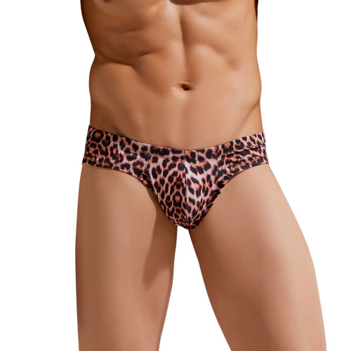 Мужские трусы-бразилиана с леопардовым принтом Micro Touch Hipster Мужские трусы-бразилиана с леопардовым принтом Micro Touch Hipster