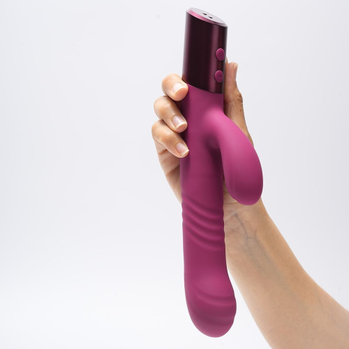 Фиолетовый вибратор Selove Thrusty - 24,4 см. фото 3