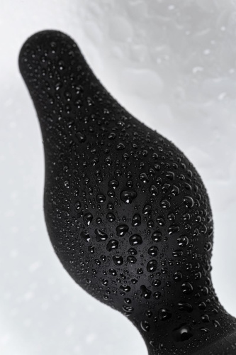 Черная анальная втулка Spade M - 10 см. фото 8