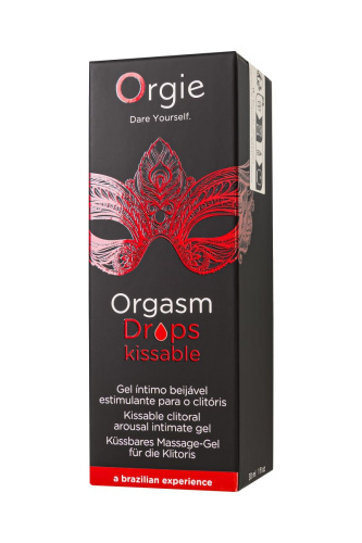 Интимный гель для клитора ORGIE Orgasm Drops Kissable - 30 мл. фото 5