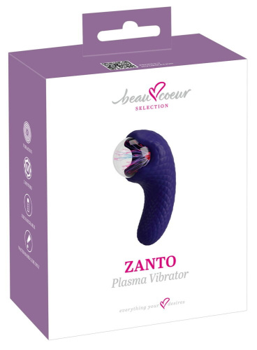 Синий плазменный вибратор ZANTO Plasma Vibrator фото 2