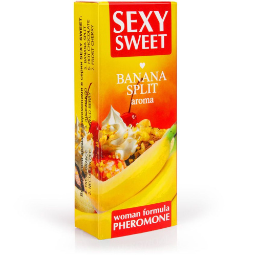 Парфюмированное средство для тела с феромонами Sexy Sweet с ароматом банана - 10 мл. фото 3