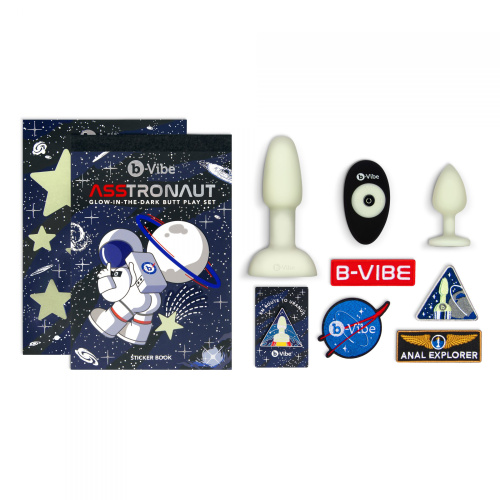 Набор ASStronaut из 2 светящихся в темноте пробок фото 2