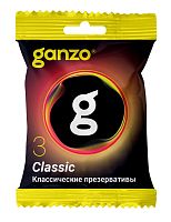 Классические презервативы Ganzo Classic в мягкой упаковке - 3 шт.