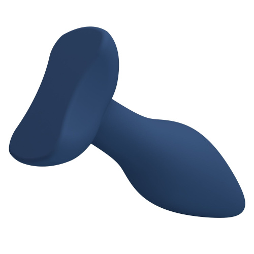 Синяя анальная пробка Bulb Plug - 12,1 см. фото 6