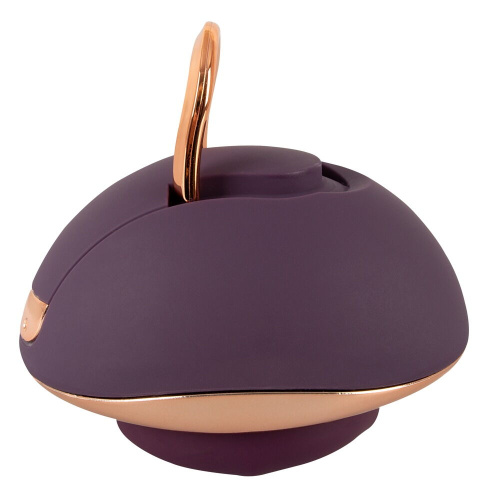 Фиолетовый вращающийся массажёр для вульвы Rotating Vulva Massager фото 4