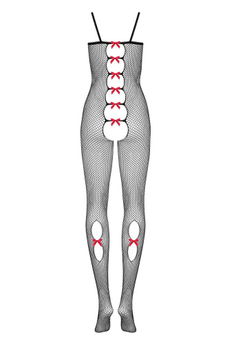 Комбинезон-сетка с алыми бантиками фото 4 Комбинезон-сетка с алыми бантиками фото 4