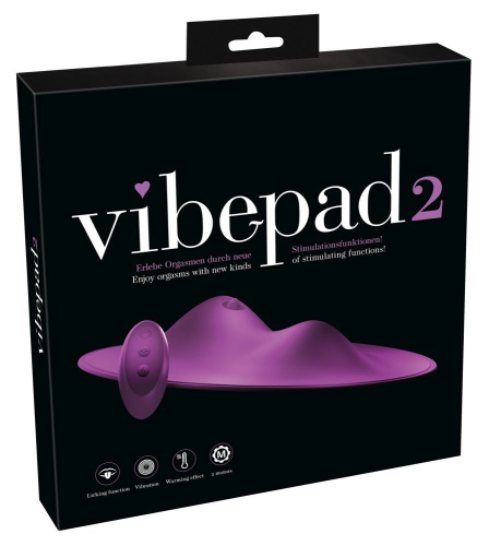 Фиолетовая подушка-вибромассажер Vibepad 2 фото 8