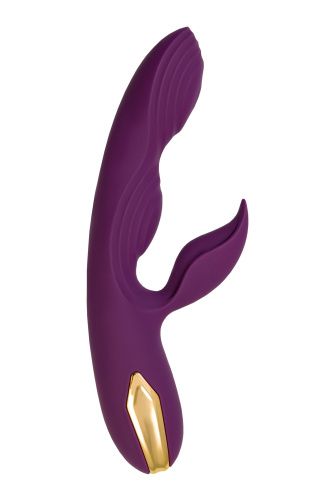 Фиолетовый вибратор-кролик Octar - 24,5 см. фото 5