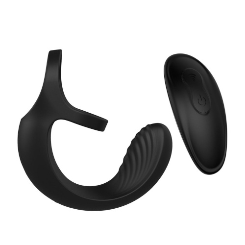 Эрекционное кольцо с вибрацией и стимуляцией мошонки Vibrating Ball Cradle фото 2