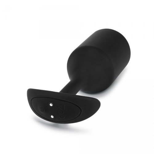 Черная вибропробка для ношения Vibrating Snug Plug 5 - 16,5 см. фото 8
