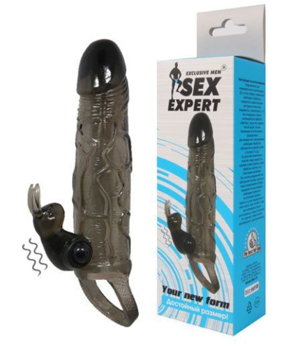 Насадка на член с вибрацией Sex Expert Your New Form фото 3
