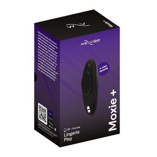 Черный вибратор в трусики We-Vibe Moxie+ фото 3