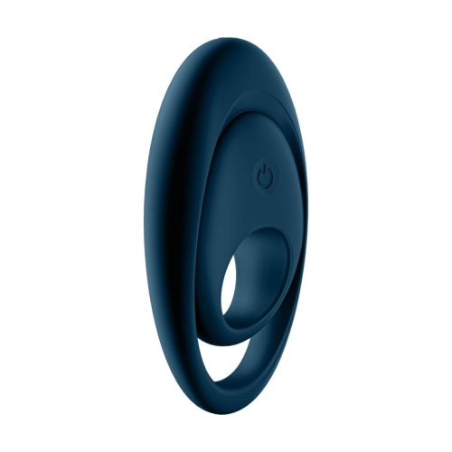 Темно-синее эрекционное кольцо Glorious Duo фото 5