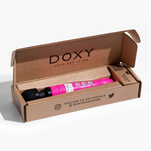 Розовый беспроводной wand-вибратор Doxy Die Cast 3R фото 5