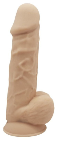 Телесный вибратор-реалистик Model 1 с пультом ДУ - 21,8 см. Телесный вибратор-реалистик Model 1 с пультом ДУ - 21,8 см.