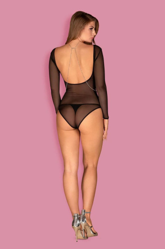 Серебристое украшение на тело со стразами фото 4