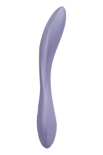 Сиреневый гибкий вибратор Satisfyer G-Spot Flex 2 - 19,5 см. фото 3