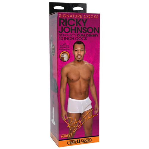 Коричневый фаллоимитатор Ricky Johnson со съемной присоской - 26 см. фото 4