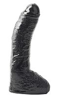 Чёрный фаллос Fat Boy - 24,8 см.