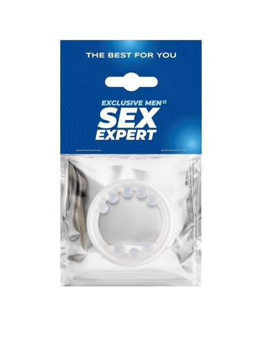 Эрекционное кольцо со стимулирующими шариками сверху и снизу фото 2 Эрекционное кольцо со стимулирующими шариками сверху и снизу фото 2