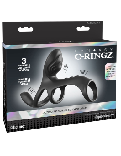 Черная насадка на пенис Ultimate Couples Cage Max фото 6 Черная насадка на пенис Ultimate Couples Cage Max фото 6